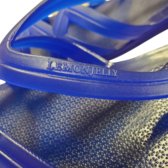 Lemon Jelly Red, White, & Blue Platform Sandals. 39 - Picture 3 of 11